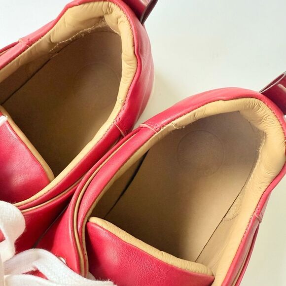 Royal Albartross Luna Sneaker Spikeless Golf Shoe Red 38 / US 7 Made in Italy - Picture 12 of 15